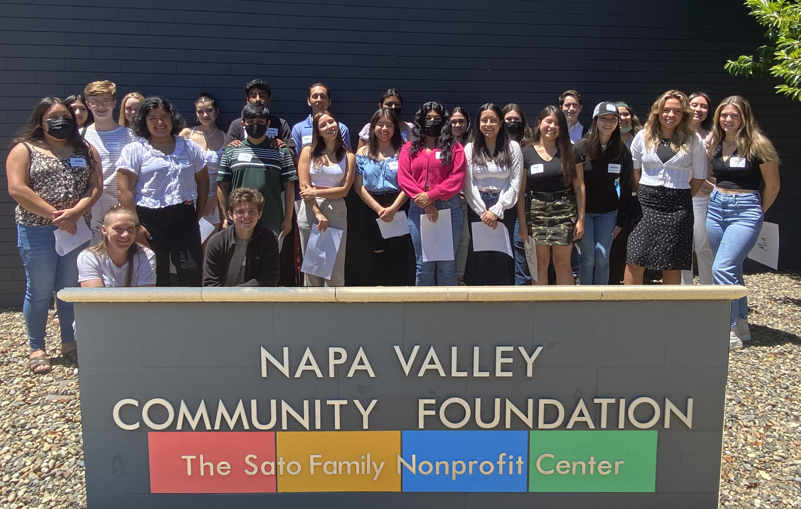 Image of 2023 Scholarship Recipients at Napa Valley Community Foundation
