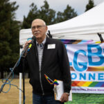 American Canyon Mayor Leon Garcia speaks at American Canyon Pride