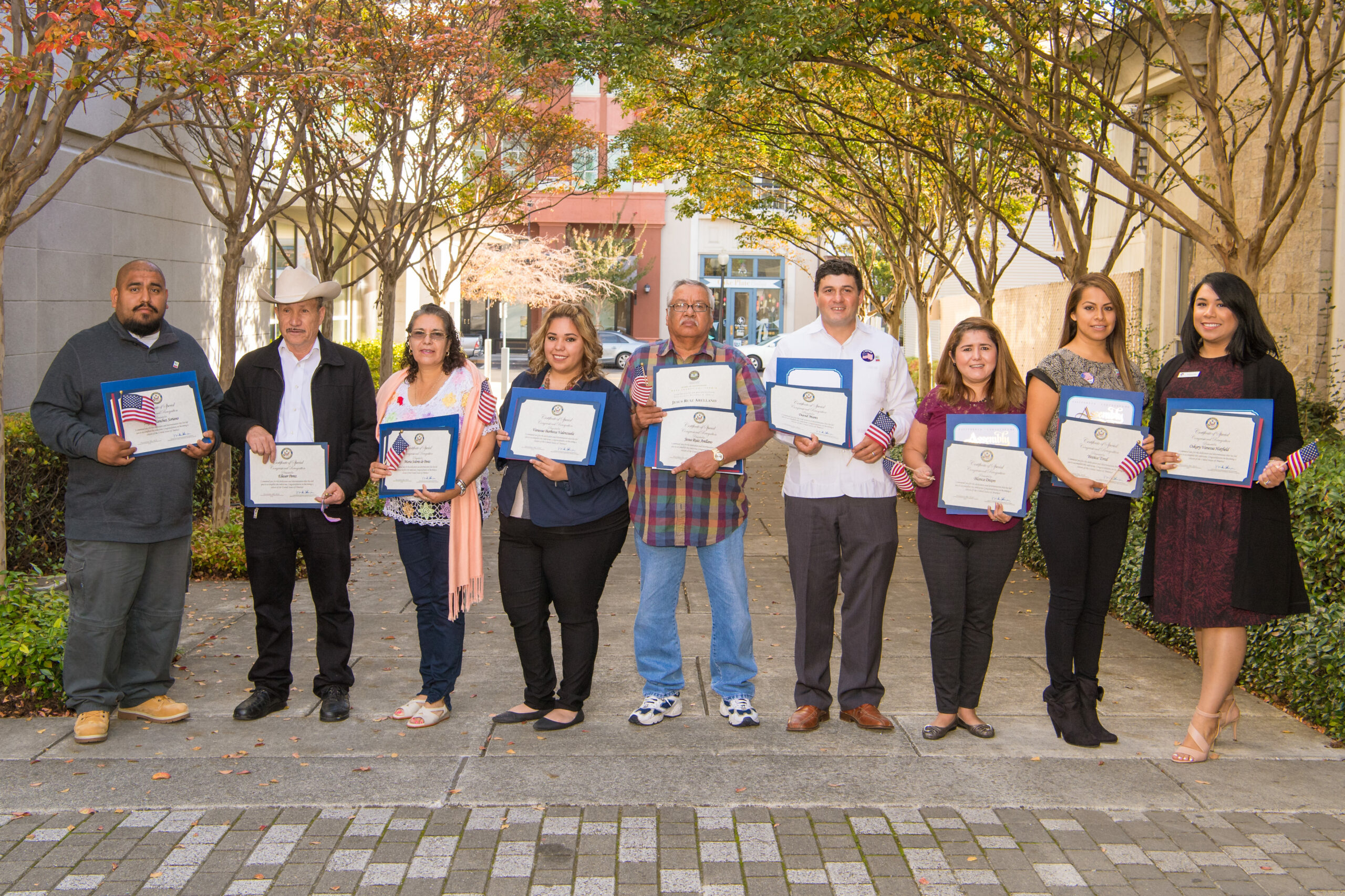 A group of new U.S. Citizens were celebrated at a Napa County Board of Supervisors meeting in November of 2016.