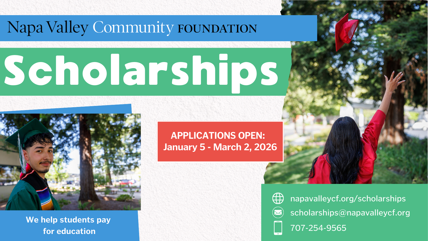 Coming Soon: 2026 Scholarships in Napa Valley! | Próximamente: Becas 2026 en Napa Valley!